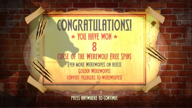 curse of the werewolf megaways 3